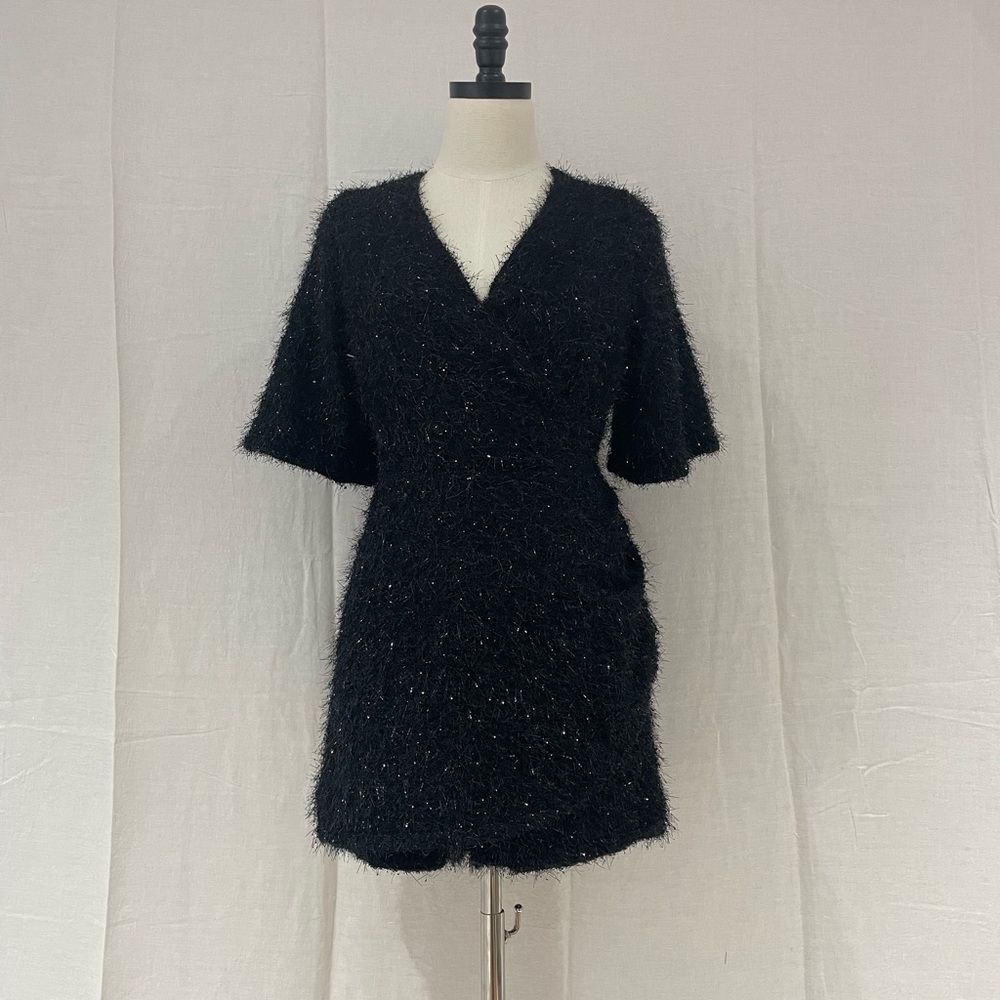 NWT Smash + Tess x Hilary Duff Tinsel Skorty Romper Midnight Black Size XS
